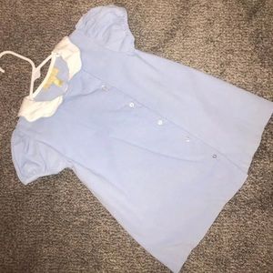 SOLD XP 3t Pixie Lily classic dress blue corduroy
